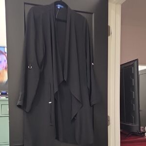 Apt. 9 Black Women's Trench Coat